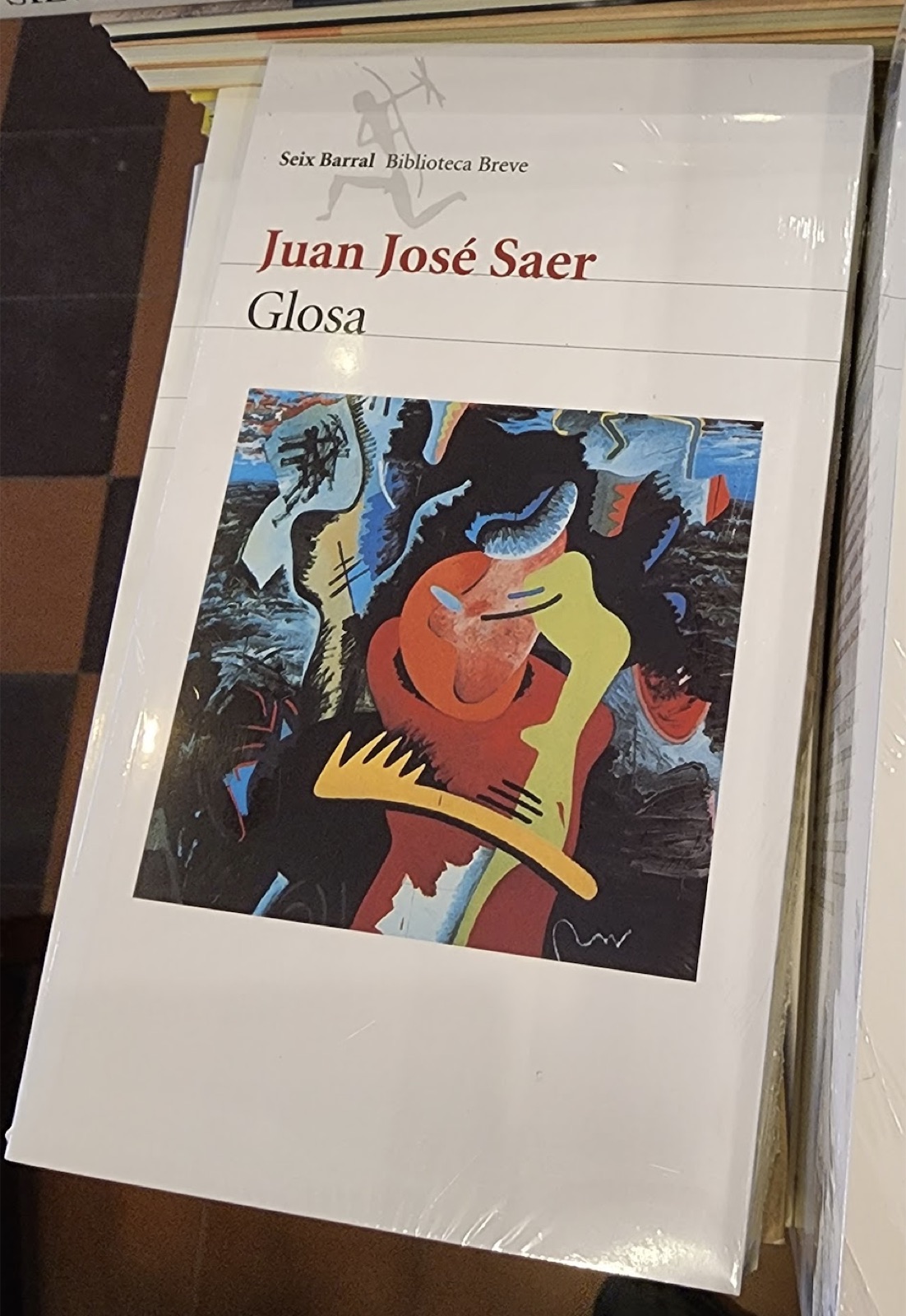Tapa de la novela Glosa, de Juan José Saer, publicada por Seix Barral