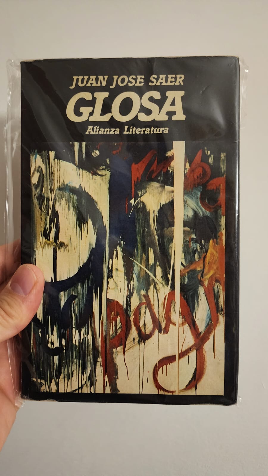 Tapa de la novela Glosa, de Juan José Saer
